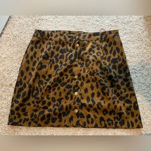 Leopard Mini Skirt